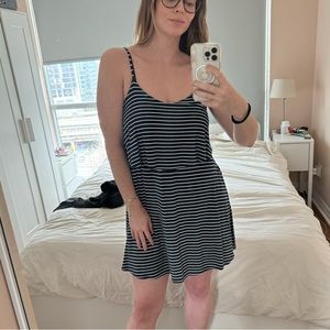 Navy mini dress
